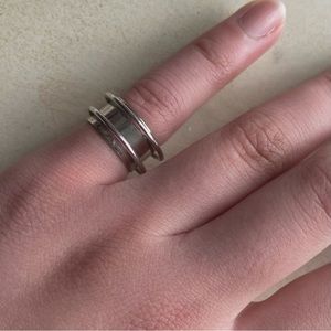 Silver Modern Design Ring